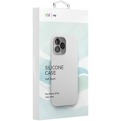 Силиконовый чехол ''vlp''  for Iphone 13 pro white  белый