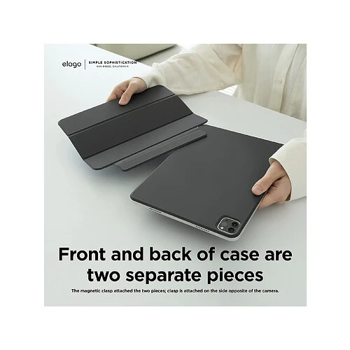 Чехол Elago для iPad 10.9 (2022 10th)/11 (2025 11th) Magnetic Folio Dark Grey
