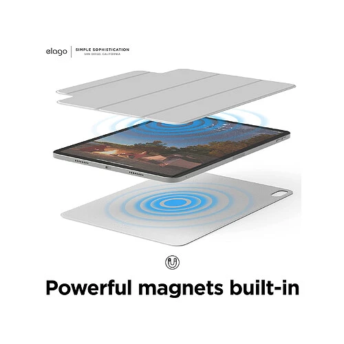 Чехол Elago для iPad 10.9 (2022 10th)/11 (2025 11th) Magnetic Folio Light Grey