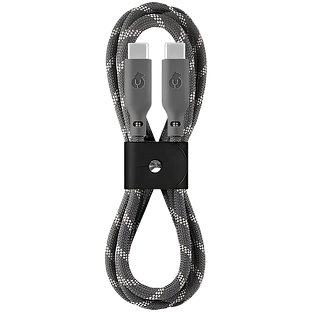 Кабель зарядный uBear Trend Cable USB-C/USB-C 1.2м, 60W, Серо-бежевый