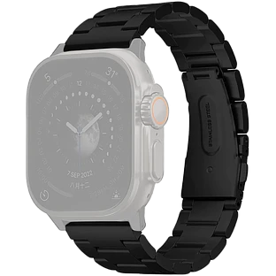 Uniq для Apple Watch 49/45/44/42 mm ремешок OSTA Steel Strap with Self-Adjustable Links Black