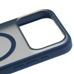 Чехол защитный uBear Cloud Mag Case для iPhone 17 Pro Max, MagSafe совместимый, усиленный, силк-тач, синий