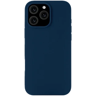 Чехол защитный uBear Touch Mag Case iPhone 16 Pro Max, софт-тач, темно-синий
