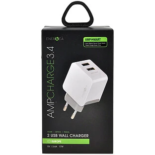 Зарядное устройство ENERGEA 2*USB Тип A