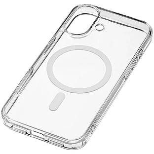 Чехол защитный uBear Real Mag Case для iPhone 16, усиленный, прозрачный