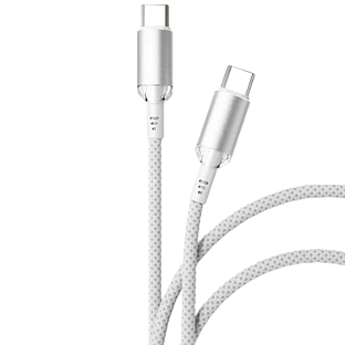 Дата-кабель VLP Diamond Cable USB C - USB C, 1.2м, белый