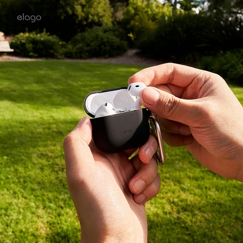 Elago для AirPods 4 чехол Silicone Hang case Jean Indigo