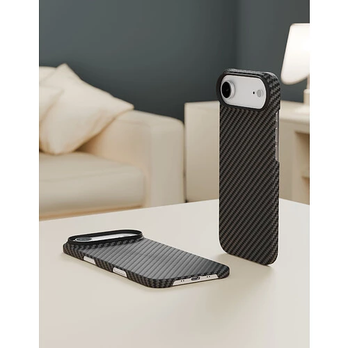 Чехол защитный VLP Kevlar Case с MagSafe для iPhone Air, черный