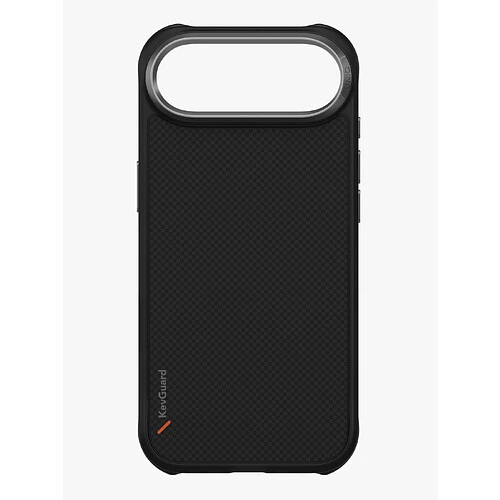 Чехол Uniq для iPhone Air KEVA Kevlar Carbon Black (MagSafe)