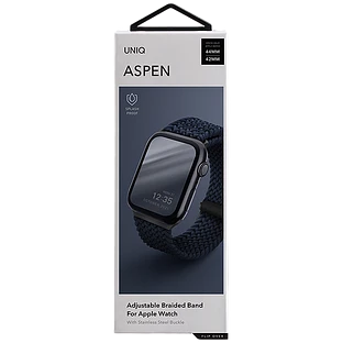 UNIQ ASPEN Strap Braided для Apple Watch 42/44 Ремешок ASPEN Strap Синий для Apple Watch 42/44/45 mm