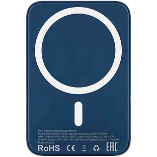 Внешний аккумулятор uBear Flow Magnetic Power bank 5000mAh, PD20W, синий