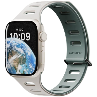 Ремешок для часов APPLE WATCH NATIVE UNION Magnetic 38/40/41MM, зеленый/серый
