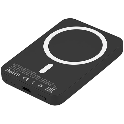 Внешний аккумулятор uBear Flow Magnetic Power bank 5000mAh, PD20W, черный
