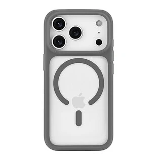 Чехол защитный uBear Shade Case для iPhone 17 Pro, MagSafe совместимый, усиленный, силк-тач, серый