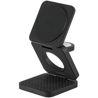 Беспроводное зарядное устройство с поддержкой MagSafe, uBear Balance, материал Кевлар