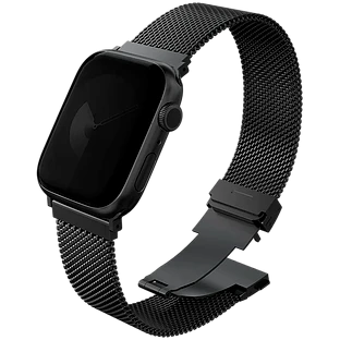 Uniq для Apple Watch 42/41/40 mm ремешок Dante PRO Strap Mesh Steel Graphite Black