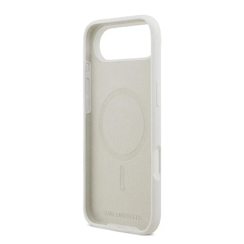 Чехол KARL LAGERFELD для iPhone Air Liquid Silicone Sketch Karl & Choupette Hard White (MagSafe)