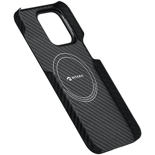 Чехол Pitaka MagEZ Case 4 для iPhone 15 Pro Max (Black/Grey Twill) 1500D