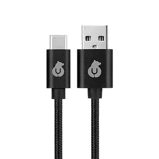 Зарядный кабель CORD USB-C to USB-A Cable, 1,2м, Черный