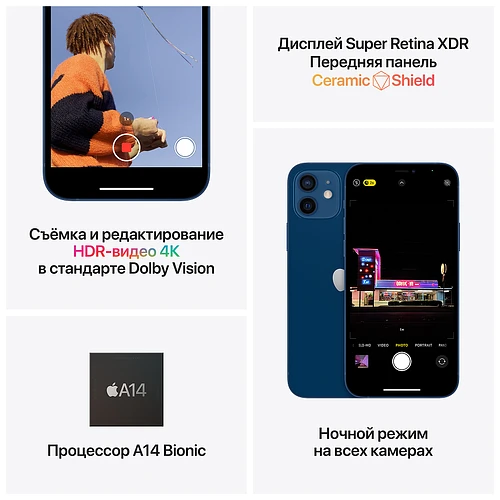 iPhone 12, 128 GB, Красный, Grade A
