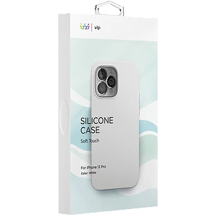 Силиконовый чехол ''vlp''  for Iphone 13 pro white  белый