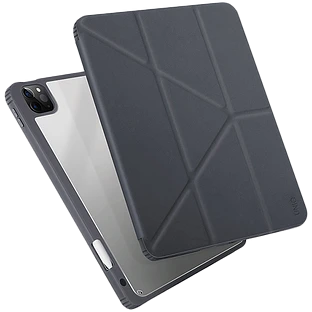 Чехол Uniq для iPad Pro 12.9 (2021) Moven Anti-microbial Grey