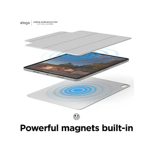 Чехол Elago для iPad 10.9 (2022 10th)/11 (2025 11th) Magnetic Folio Light Grey