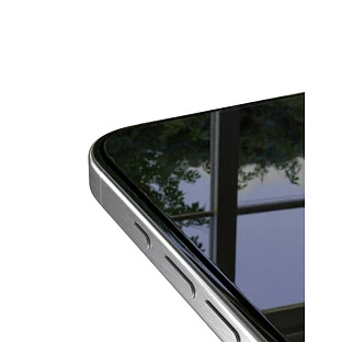 Стекло защитное 2.5D VLP Easy Box для iPhone 17/16 Pro, с черной рамкой