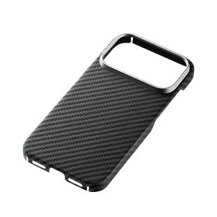 Чехол защитный uBear Supreme Case для iPhone 17 Pro, ультратонкий, материал Кевлар, MagSafe совместимый, черный