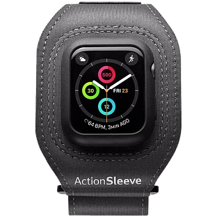 Cпортивный чехол на руку Twelve South Action Sleeve для Apple Watch 44mm. Цвет: серый