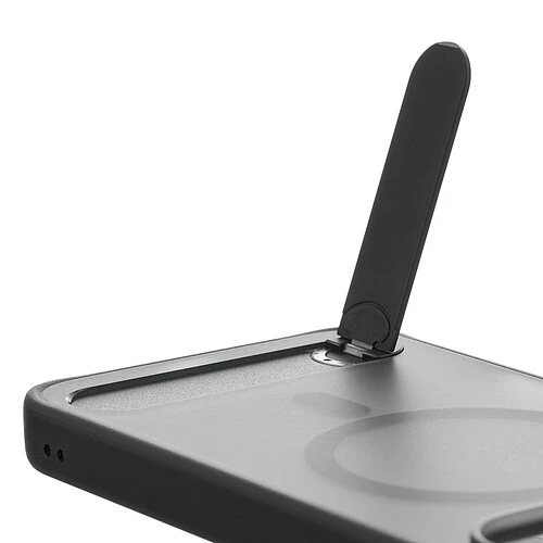 Чехол защитный uBear Stand 360° Mag Case для iPhone 17 Pro, MagSafe совместимый, силикон, софт-тач, черный