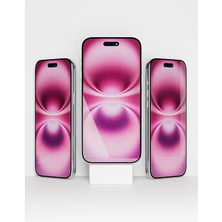 Стекло защитное 2.5D VLP Easy Box для iPhone 17 Pro, с черной рамкой