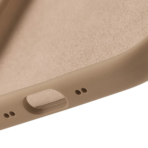 Чехол защитный uBear Touch Mag Case для iPhone Air, MagSafe совместимый, силикон, софт-тач, латте