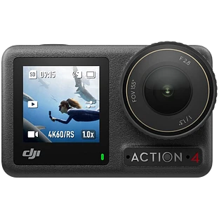Экшн-камера DJI Osmo Action 4 Adventure Combo 1xCMOS 12 Mpix серый/черный
