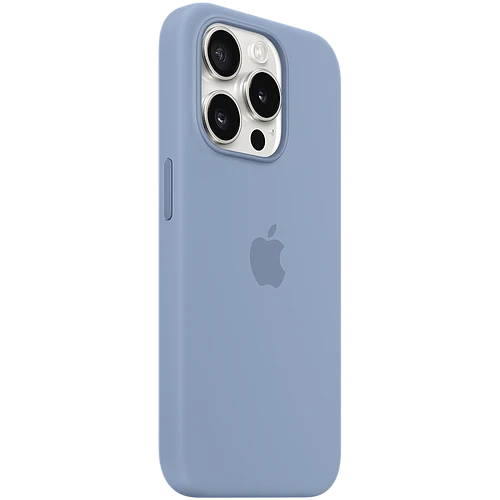 Чехол iPhone 15 Pro Silicone Case with MagSafe - Winter Blue Model A3125 MT1L3ZM/A