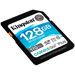Карта памяти KINGSTON 128GB Canvas Go! Plus SD