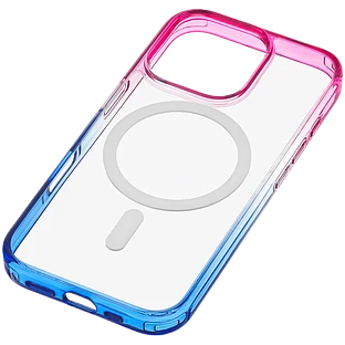 Чехол защитный uBear Fusion Mag Case iPhone 16 Pro, сине-розовый