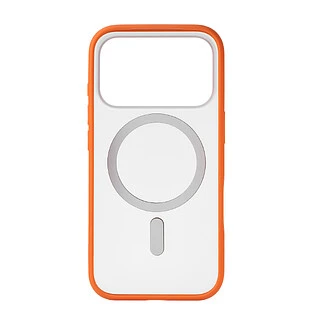 Чехол защитный uBear Cloud Mag Case для iPhone 17 Pro Max, MagSafe совместимый, усиленный, силк-тач, оранжевый