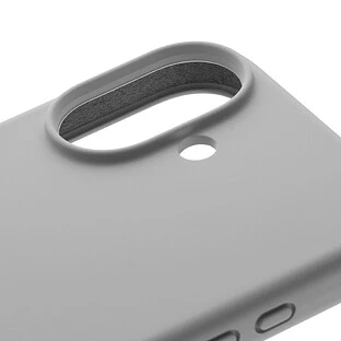 Чехол защитный uBear Touch Mag Case для iPhone 17, MagSafe совместимый, силикон, софт-тач, светло-серый