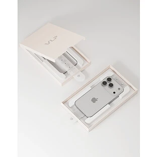 Стекло защитное 2.5D VLP Easy Box для iPhone Air, с черной рамкой