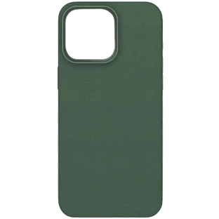 Чехол защитный VLP Glaze Case с MagSafe для iPhone 15 Pro  темно-зеленый