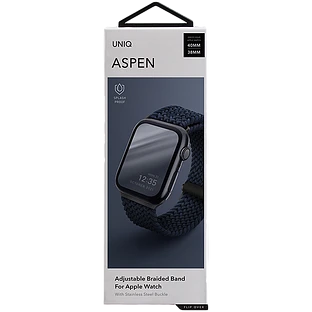Ремешок Uniq для Apple Watch All series 40/38 mm ASPEN Strap Braided Blue