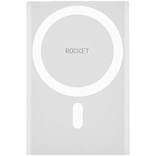 Беспроводной аккумулятор ROCKET HOLD, с поддержкой MagSafe, светло-серый