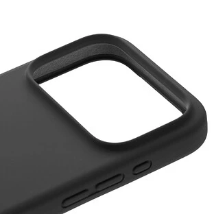 Чехол защитный uBear Touch Mag Case для iPhone 17 Pro, MagSafe совместимый, силикон, софт-тач, черный