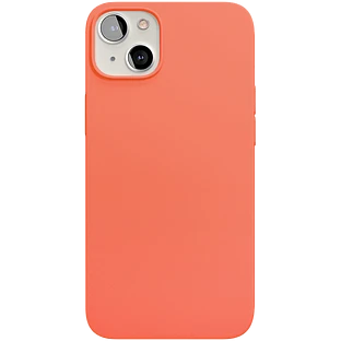 Силиконовый чехол VLP c MagSafe для iPhone 13 Mini, коралловый