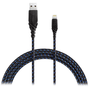 ENERGEA Кабель-переходник с USB на Lightning NyloGlitz