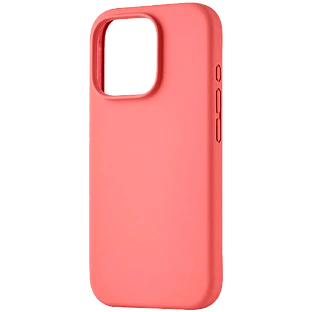 Чехол защитный uBear Touch Mag Case для iPhone 16 Pro, MagSafe совместимый, силикон, софт-тач, коралловый