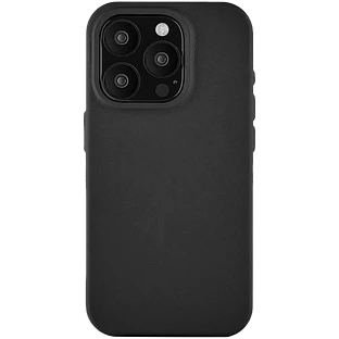 Чехол защитный uBear Capital Leather Case, iPhone 15 Pro Max, MagSafe, чёрный