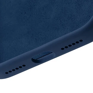 Чехол защитный uBear Touch Mag Case для iPhone 17 Pro Max, MagSafe совместимый, силикон, софт-тач, темно-синий