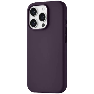 Чехол защитный uBear Touch Mag Case iPhone 16 Pro, софт-тач, темно-фиолетовый